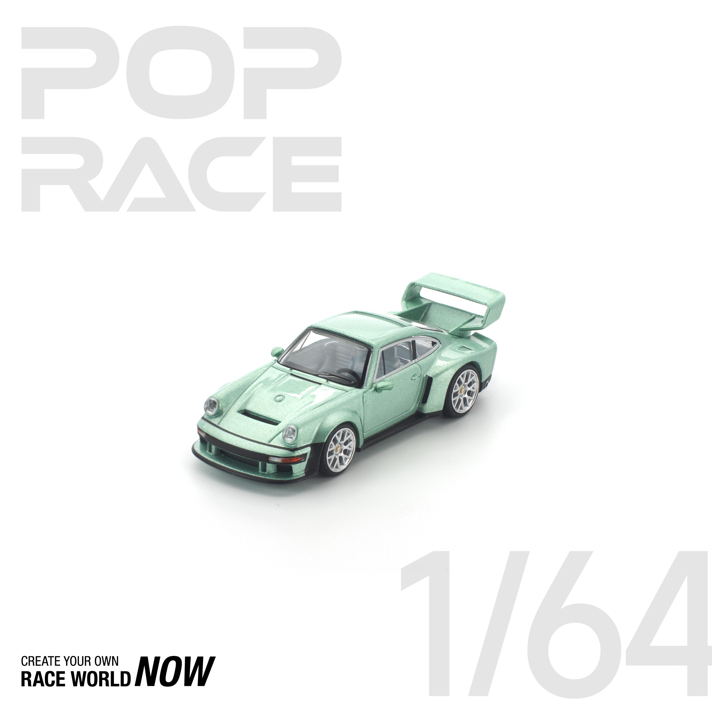 POPRACE 1/64 SINGER DLS TURBO ICE GREEN