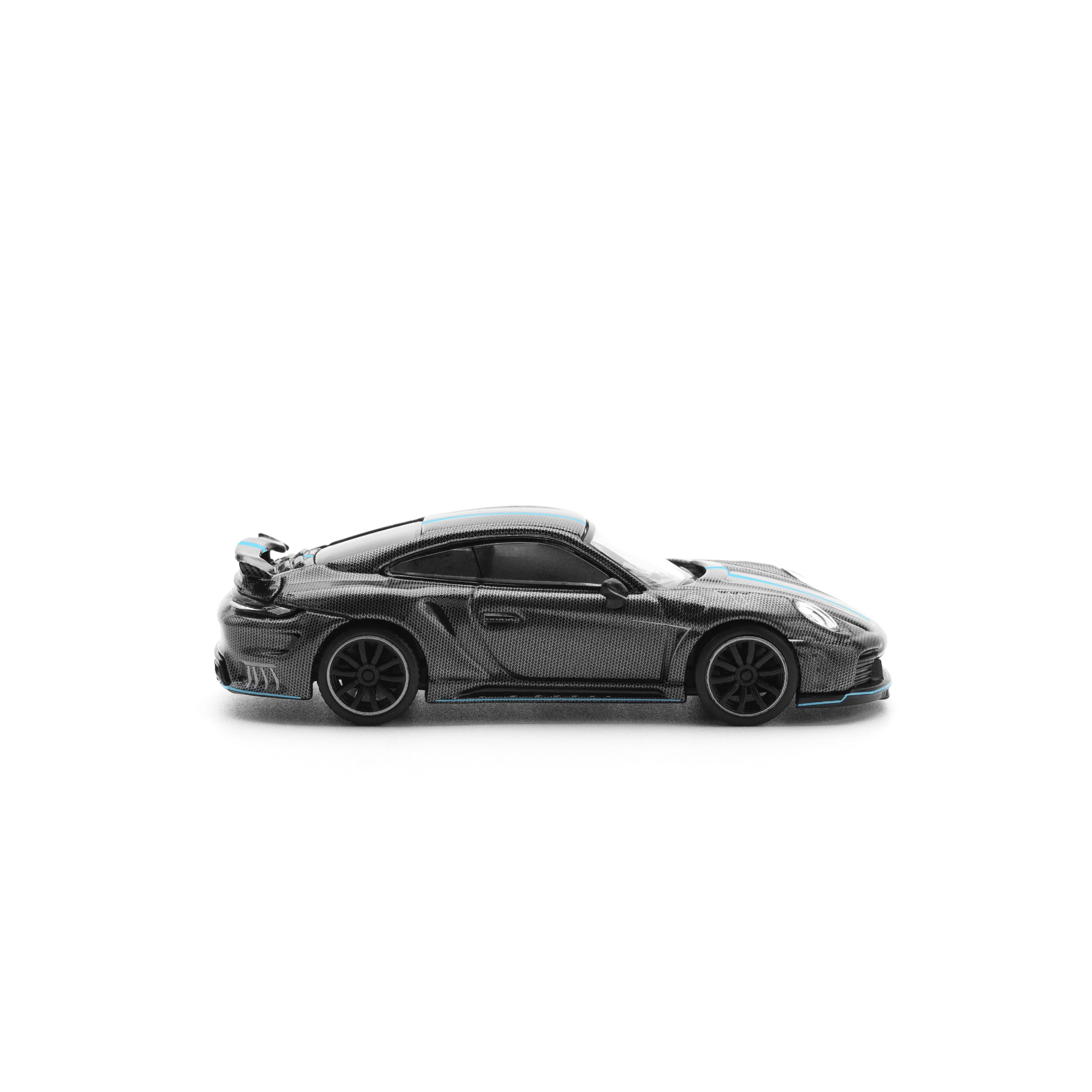 POP RACE 1:64 992 STINGER GTR CARBON EDITION ( BLUE LINE )