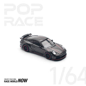 POP RACE 1:64 Porsche Stinger 992 Carbon Edition (Red Line) - PR640192