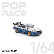 POP RACE 1:64 PANDEM SILVIA S13 MOONTECH BLUE - PRE ORDER