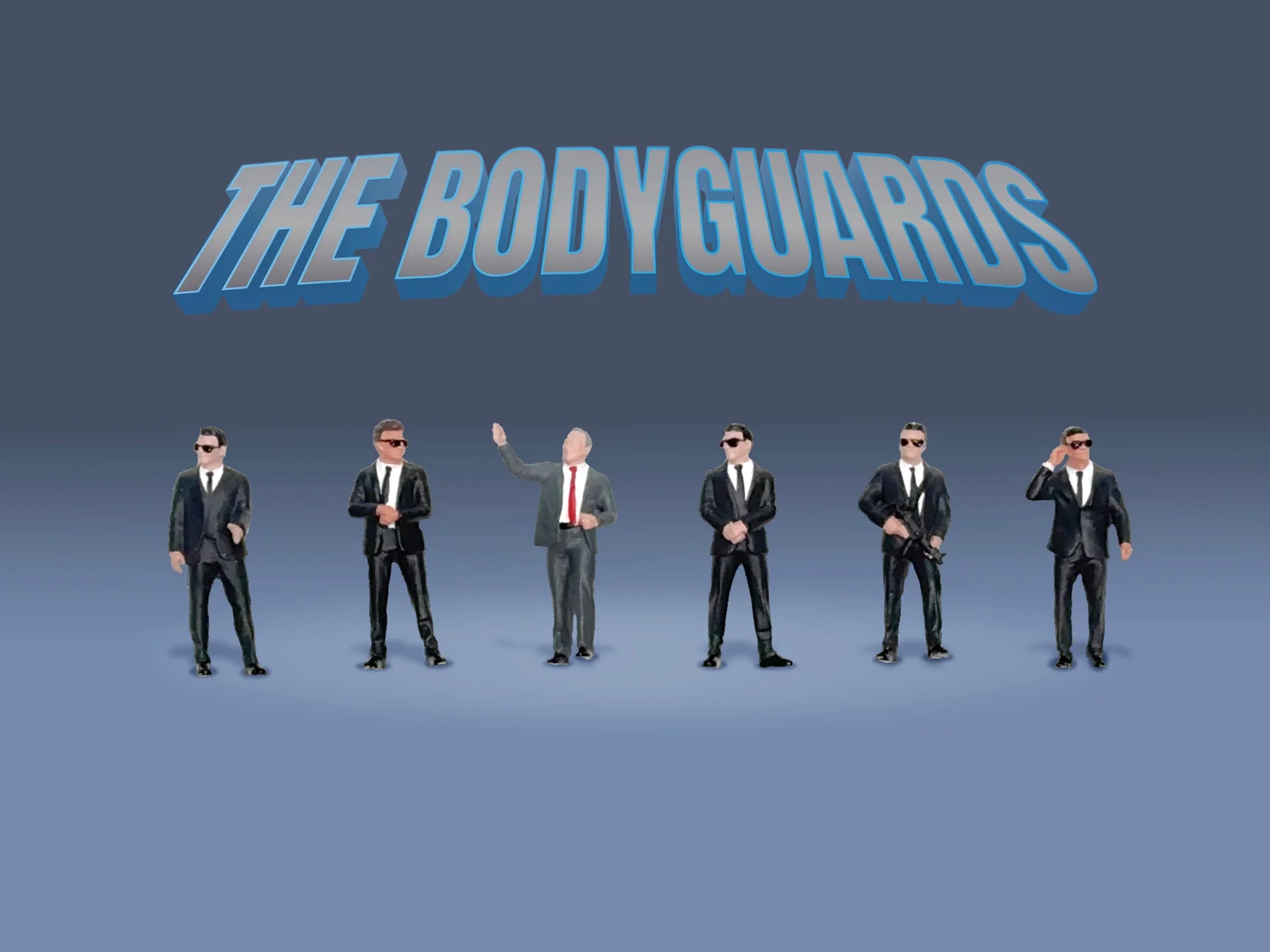 American Diorama 1:64 Figure – The Bodyguards Alle AD-2421