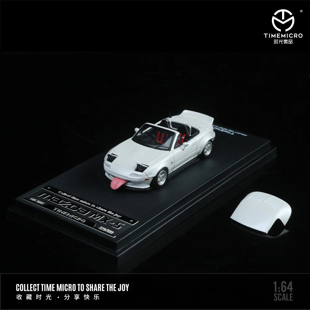 TIMEMICRO1:64 MAZDA MX5 WHITE – NORMAL EDITION
