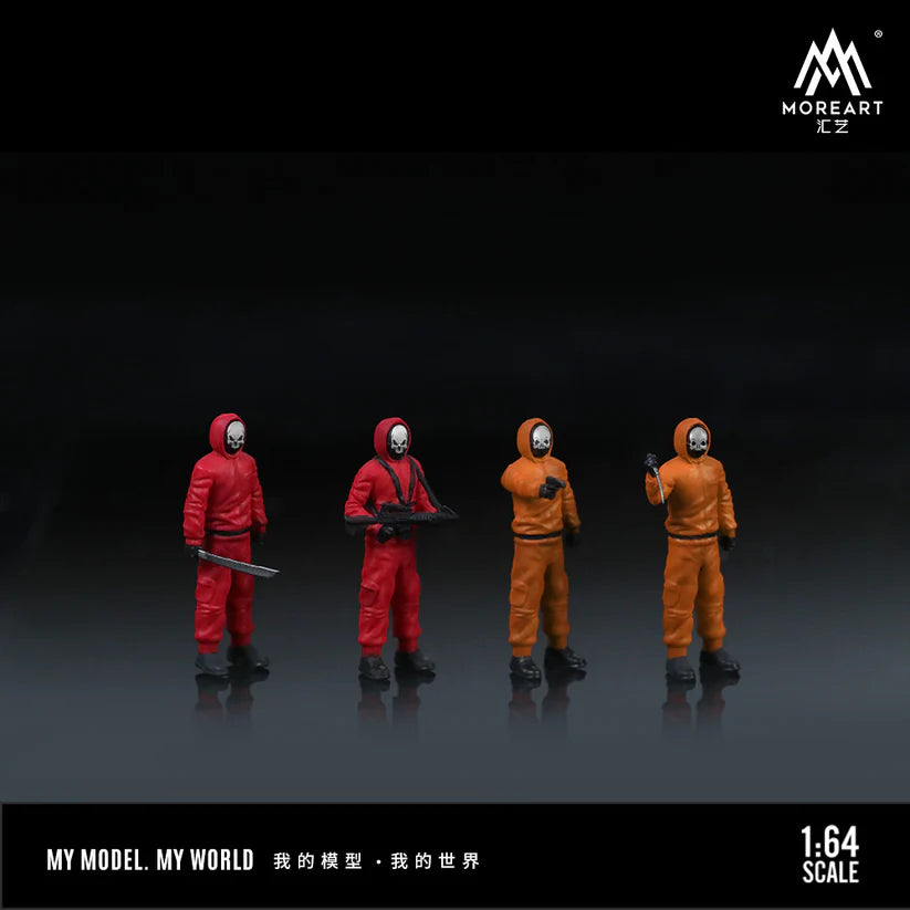MOREART1:64 TERRORIST DOLL SET SIMULATION RESIN MODEL
