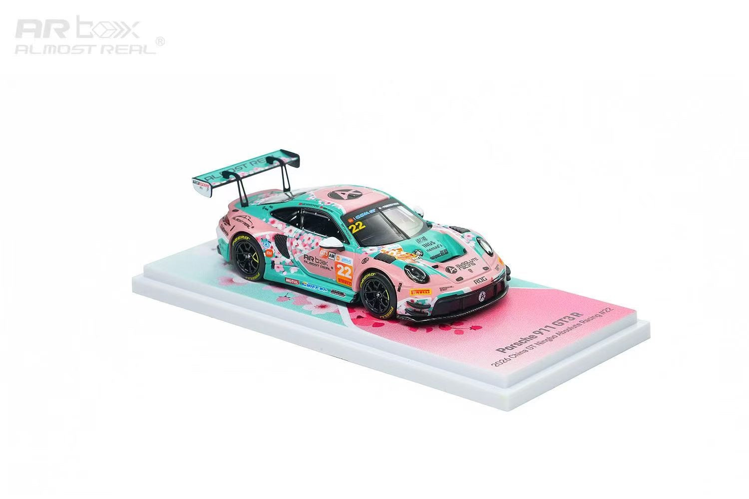 AR Box 1:64 Alloy Model! censed Porsche product, 911 GT3 R Track Edition 2026.