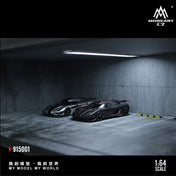 MOREART1:64 UNDERGROUND PARKING GARAGE LIGHTING VERSION ASSEMBLY SCENE MODEL