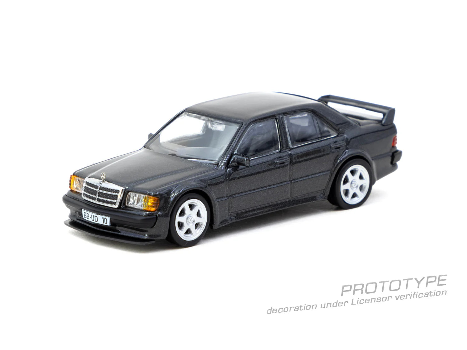 TW 1:64 Mercedes-Benz 190 E 2.5.16 EVO 1 Blue-Black metallic T64G057-BK