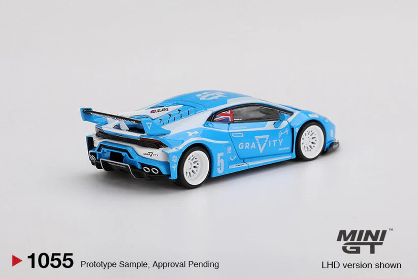 MINIGT 1/64 LB★WORKS LAMBORGHINI HURACÁN GT GRAVITY (BLUE)
