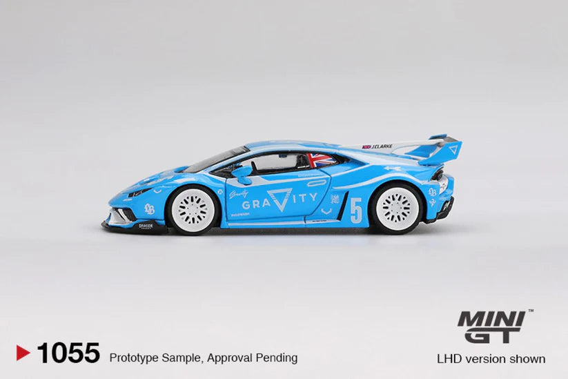 MINIGT 1/64 LB★WORKS LAMBORGHINI HURACÁN GT GRAVITY (BLUE)