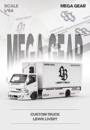 Mega Gear MG 1:64 300 Series 2nd Generation Customized Modified Gull Wing Truck.