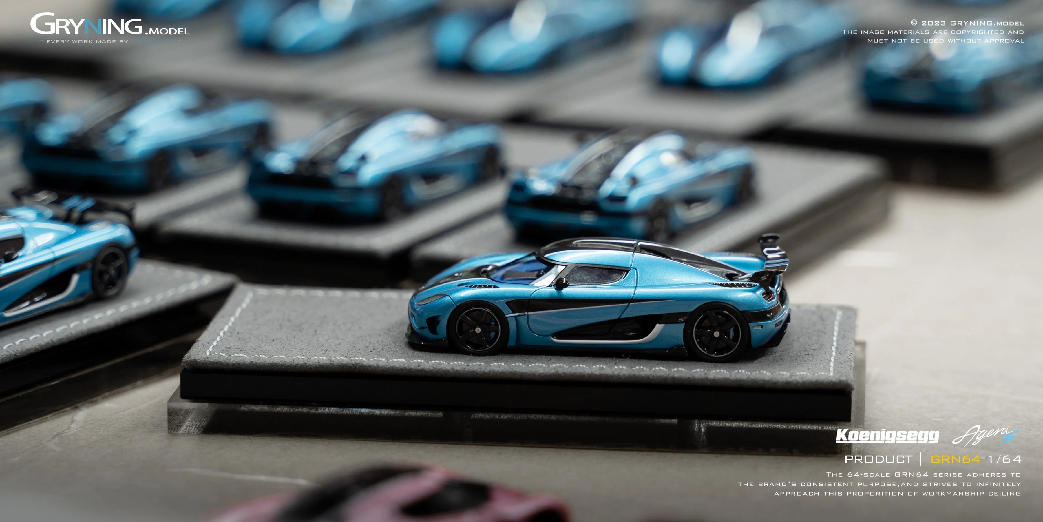 GRYNING.model 1/64 Koenigsegg Agera S+Medusa
