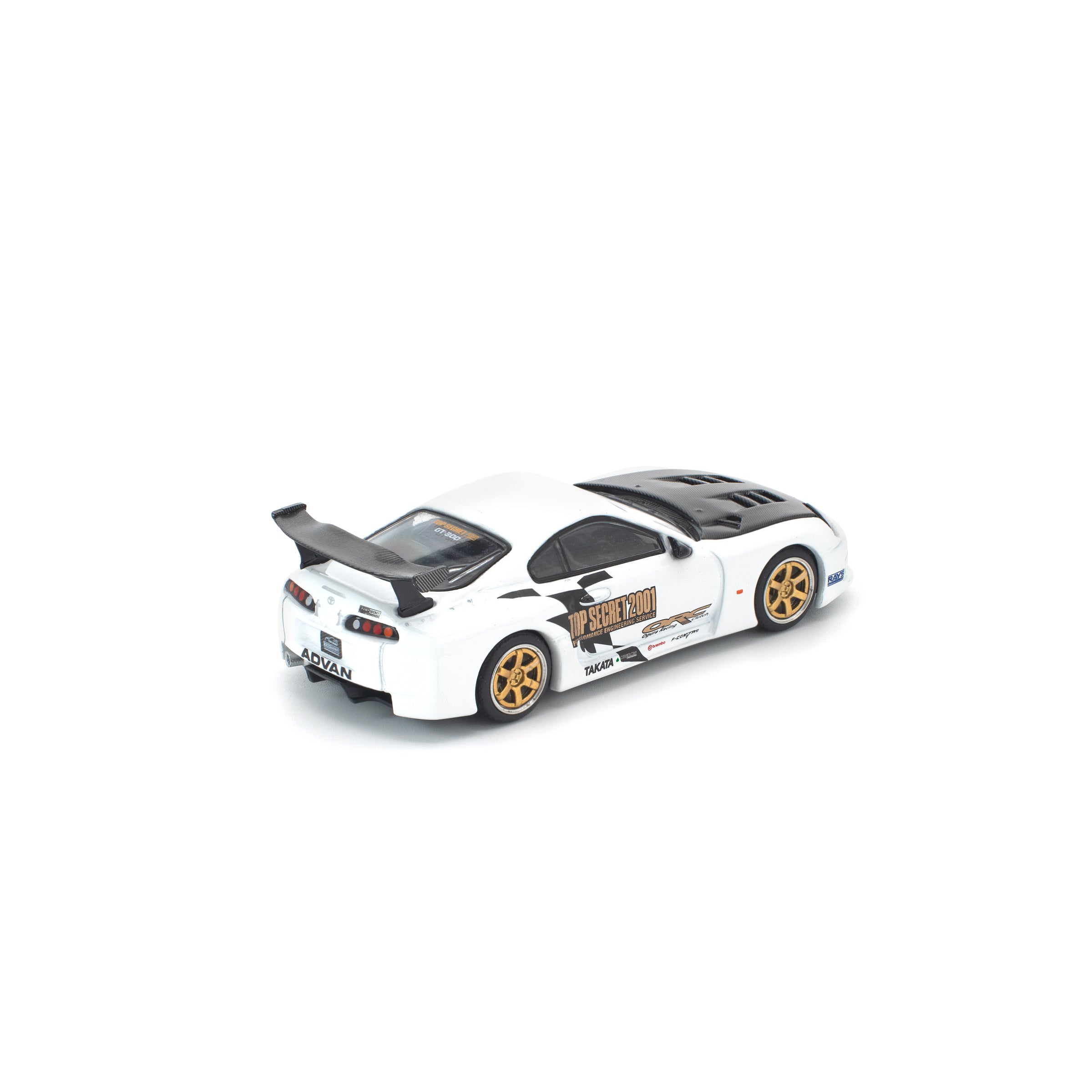POP RACE 1/64 - TOP SECRET GT300 SUPRA WHITE – RC Cambodia