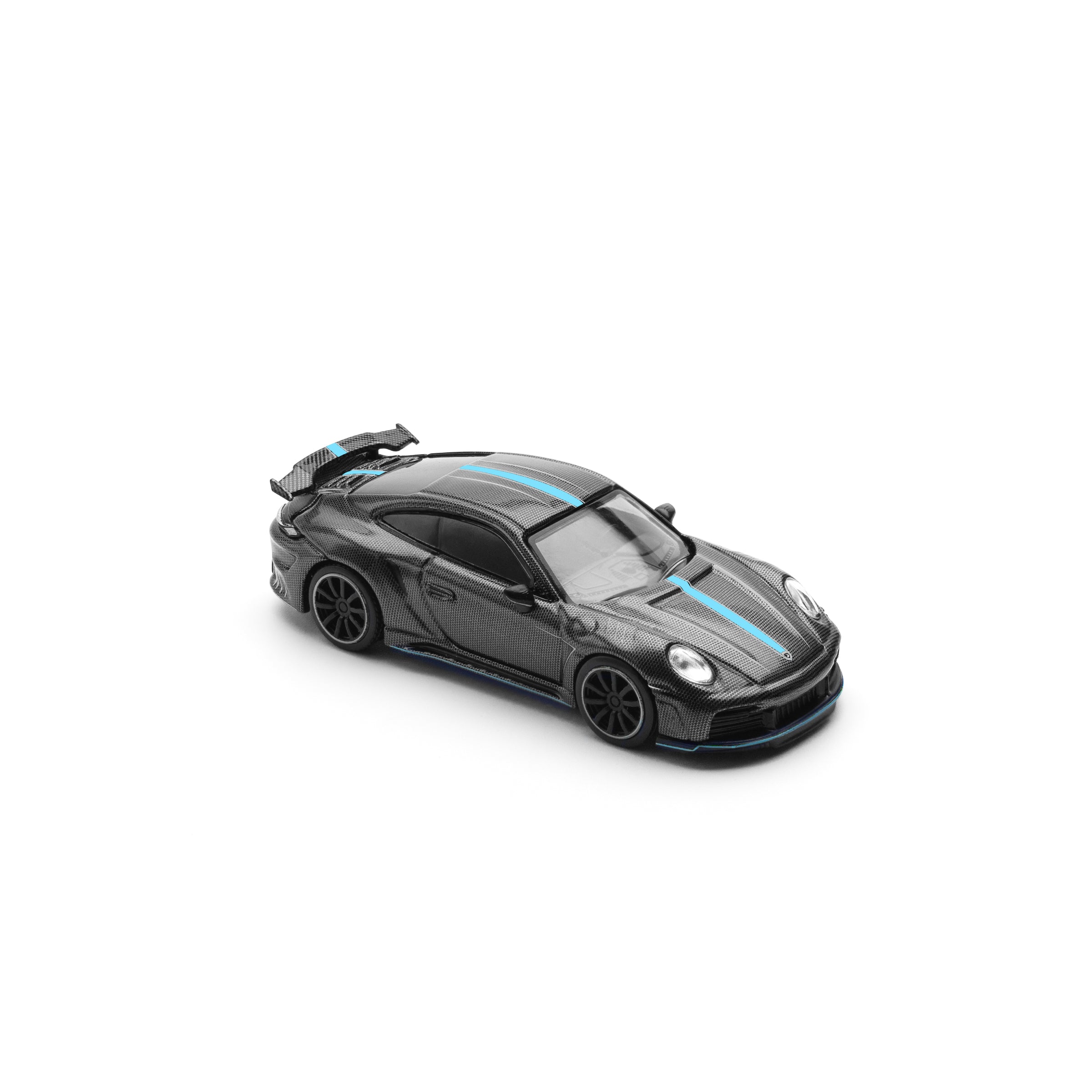 POP RACE 1:64 992 STINGER GTR CARBON EDITION ( BLUE LINE )