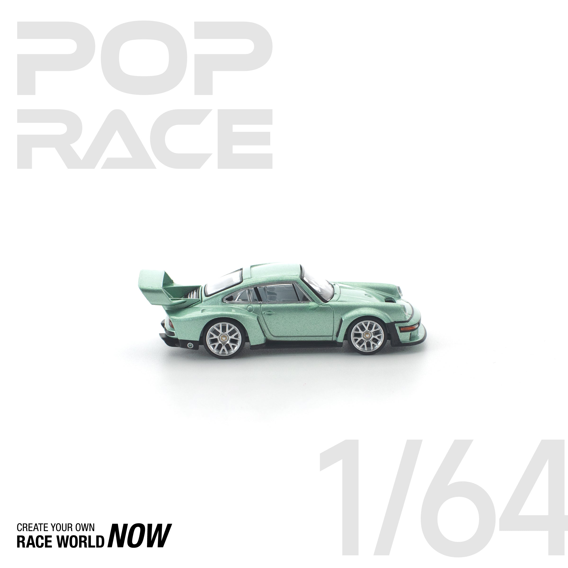 POPRACE 1/64 SINGER DLS TURBO ICE GREEN
