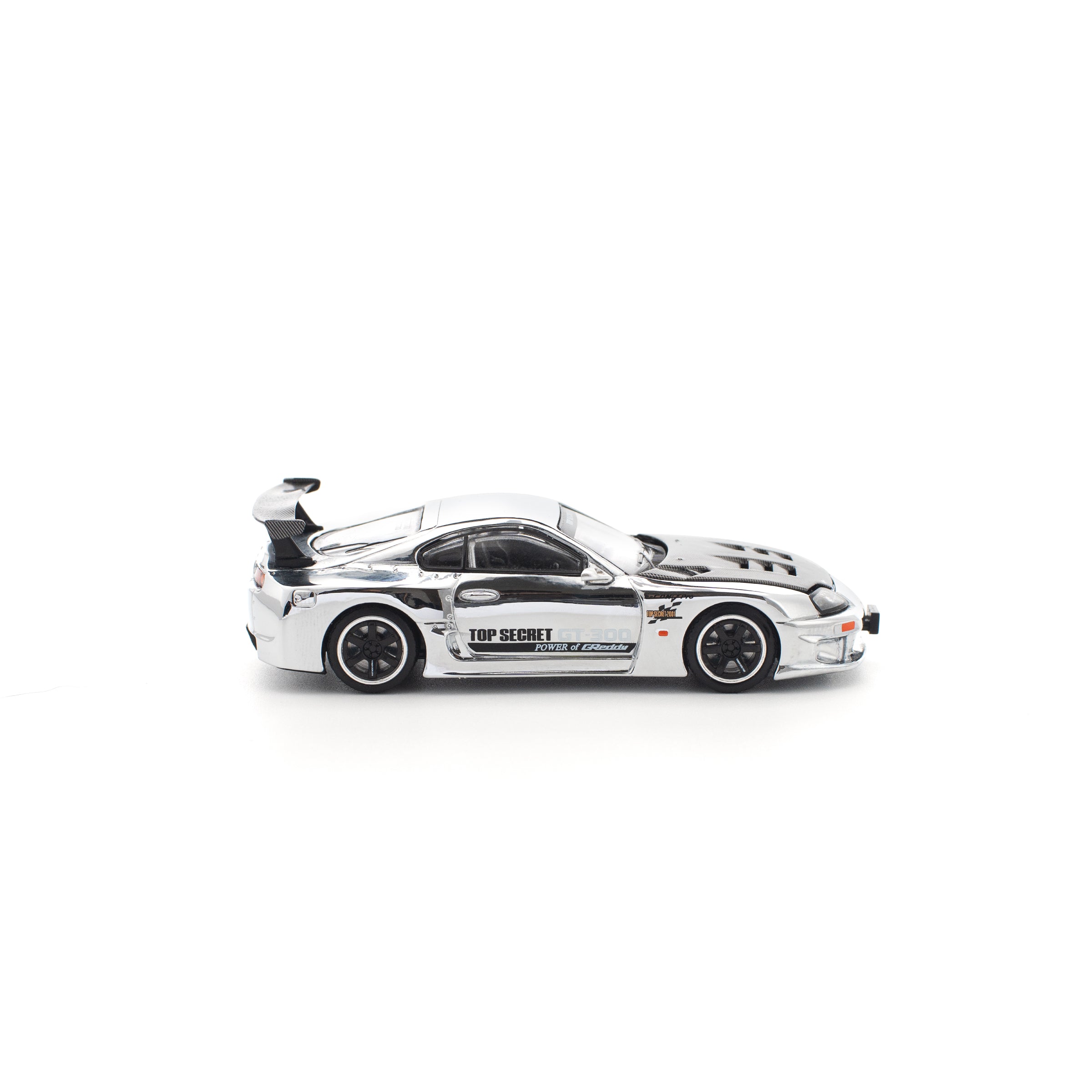 POP RACE - TOP SECRET GT300 SUPRA - SILVER CHROME - PR640325