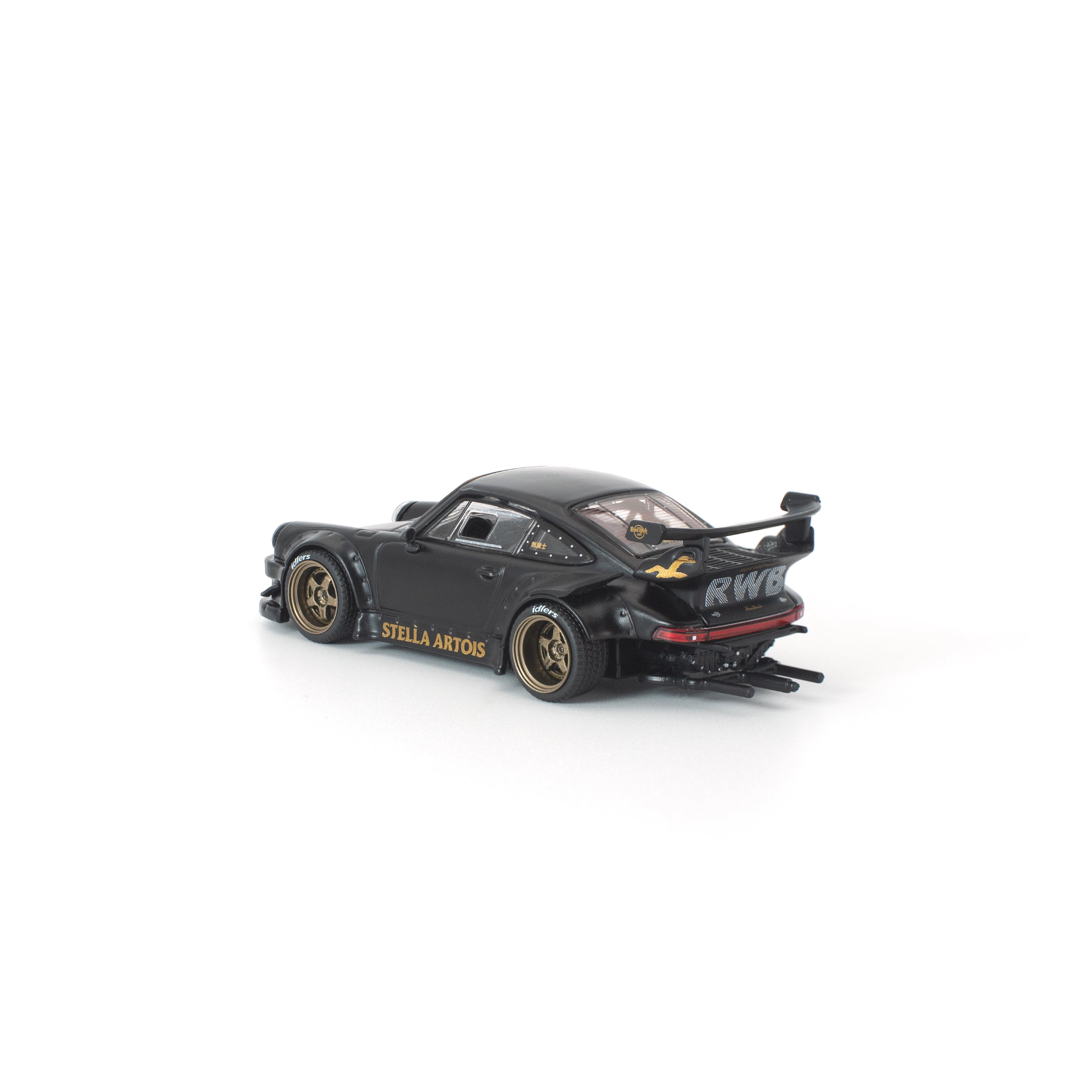 POP RACE 1/64 RWB 930 MATTE BLACK "STELLA ARTOIS" NEW TOOLING