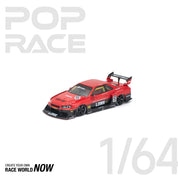 POP RACE 1/64 - LB-ER34 SUPER SILHOUETTE RED NEW TOOLING