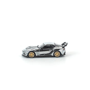 POP RACE 1/64 - DARWIN PRO 66G WBK SUPRA A90 SILVER CHROME - PR640492