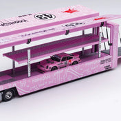 SCANIA SCANIA S730 V8 DOUBLE-LAYER ENCLOSED FLYING WING TRANSPORT VEHICLE MODEL