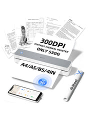 Hanni MT610 Pro 300DPI Portable-Printer Wireless A4 Printer