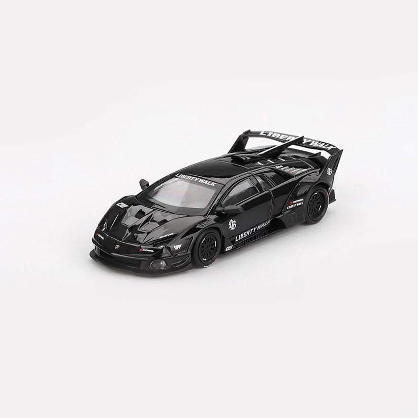 MINIGT 1/64 - LAMBORGHINI LB-SILHOUETTE WORKS MURCIELAGO GT EVO BLACK Blister Packaging