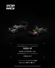 POP RACE 1/64 NSX-R DARK CHROME