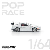POP RACE 1:64 MAZDA RX7 FC3S RE-AMEMIYA WHITE
