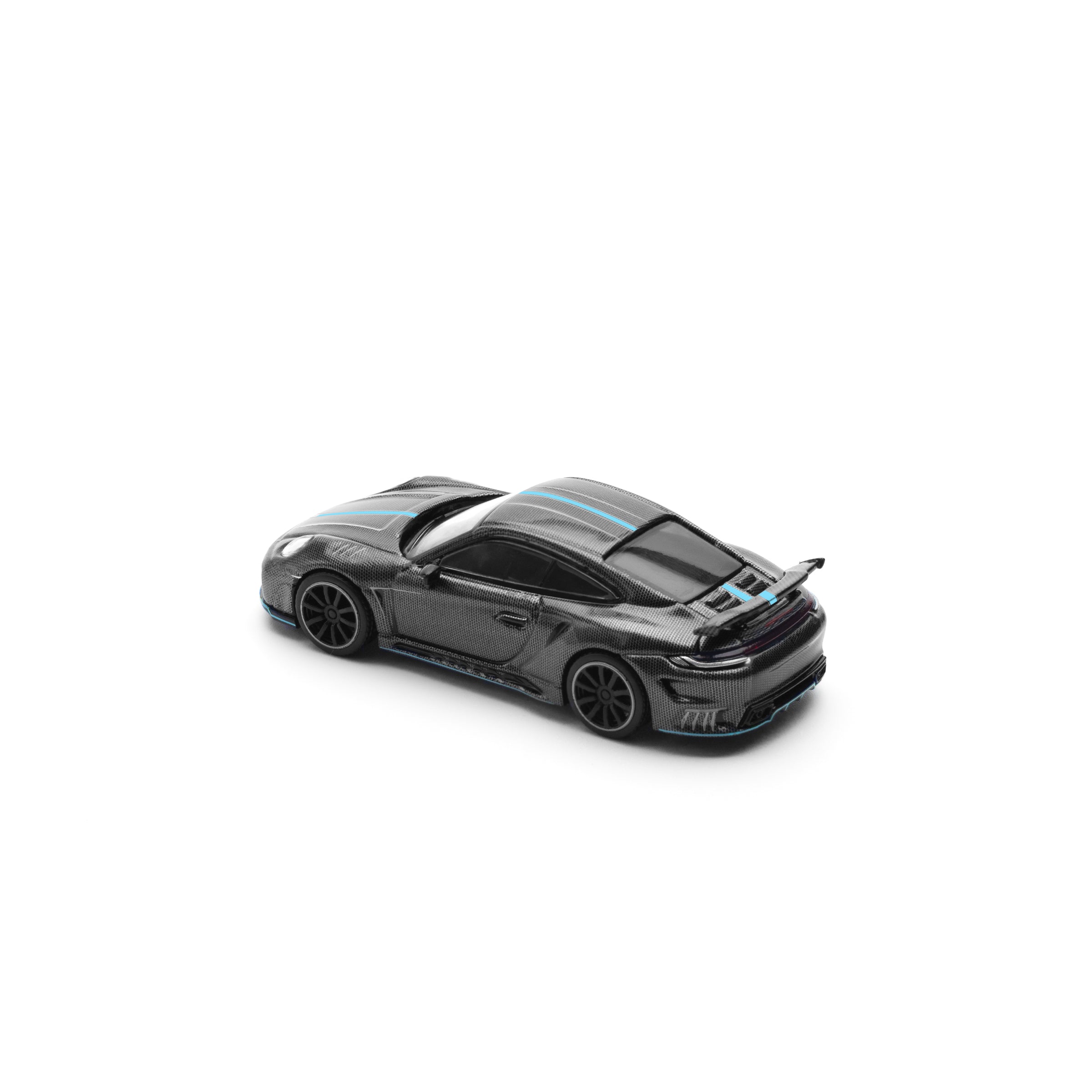 POP RACE 1:64 992 STINGER GTR CARBON EDITION ( BLUE LINE )
