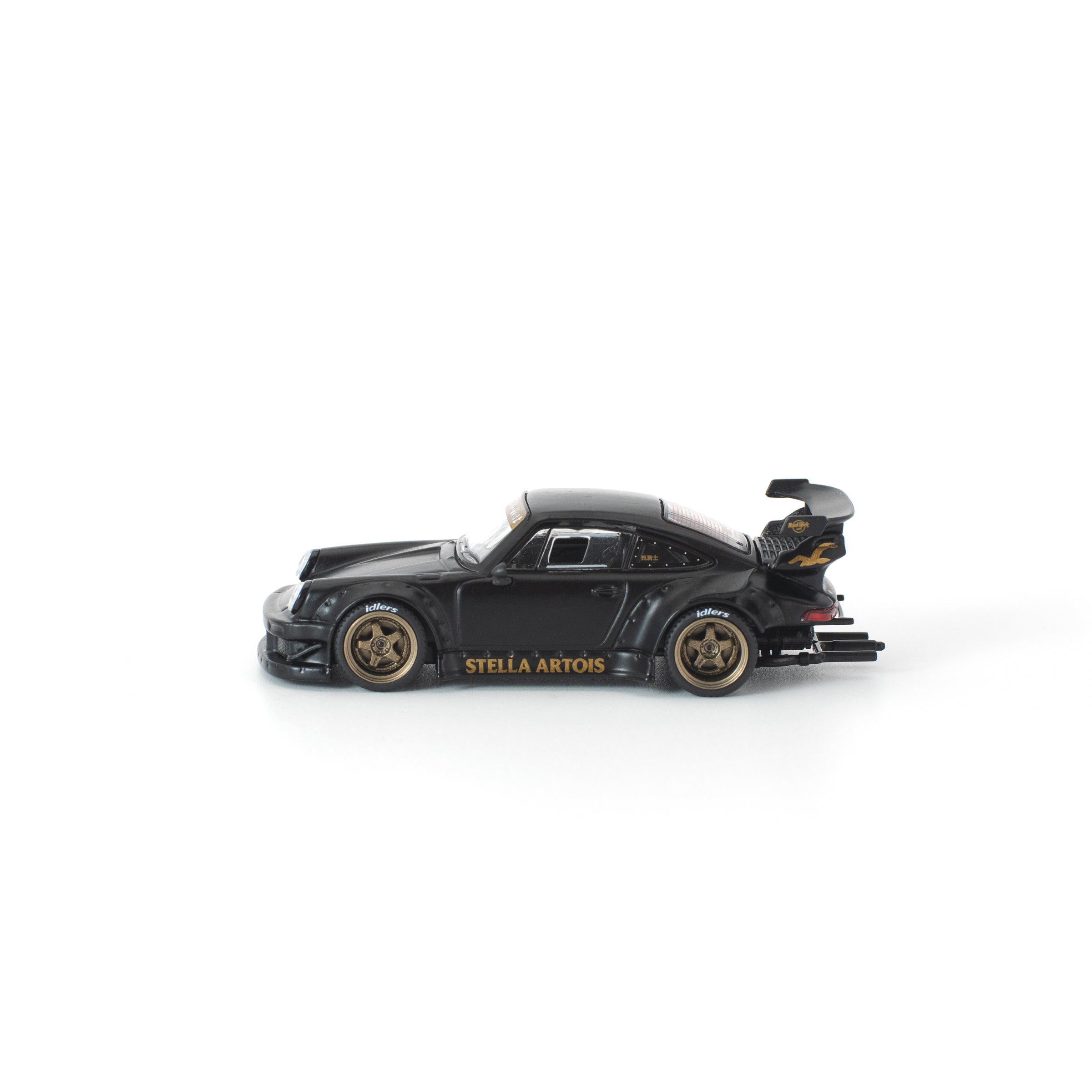 POP RACE 1/64 RWB 930 MATTE BLACK "STELLA ARTOIS" NEW TOOLING