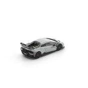 POP RACE 1/64- LAMBORGHINI HURACAN STO GRIGIO ACHESO MATTE