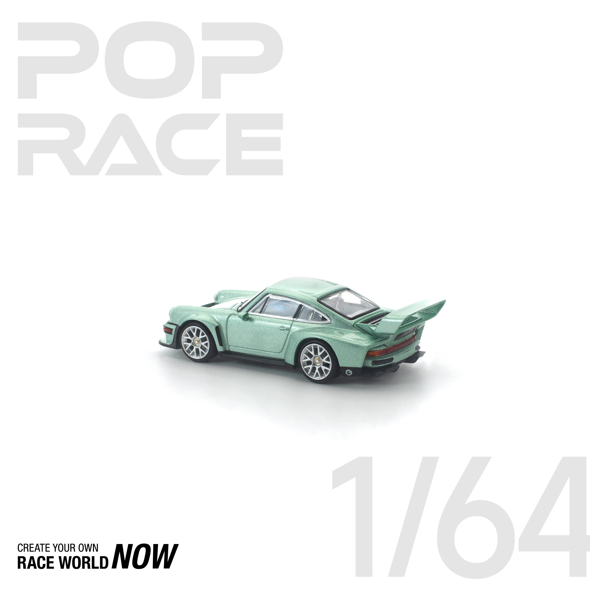 POPRACE 1/64 SINGER DLS TURBO ICE GREEN