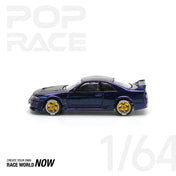 POP RACE 1:64 SKYLINE GT-R R33 NISMO MIDNIGHT PURPLE