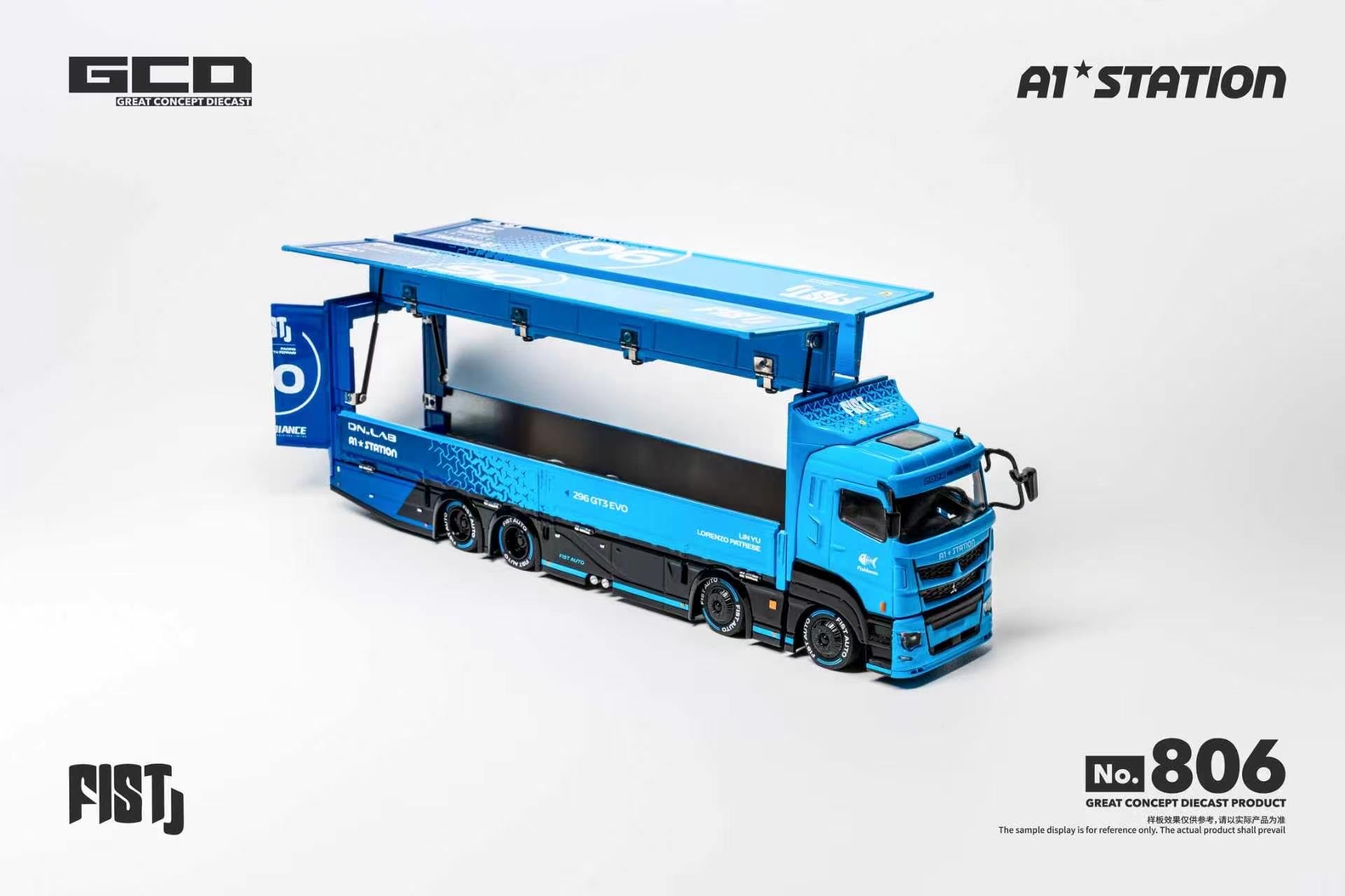 GCD 1/64 LBWK MITSUBISHI FUSO SUPER GREAT Container Truck