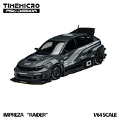 TimeMicro × PSC DESIGN 1:64 Impreza "Raider“ of the gray stripe painted replica