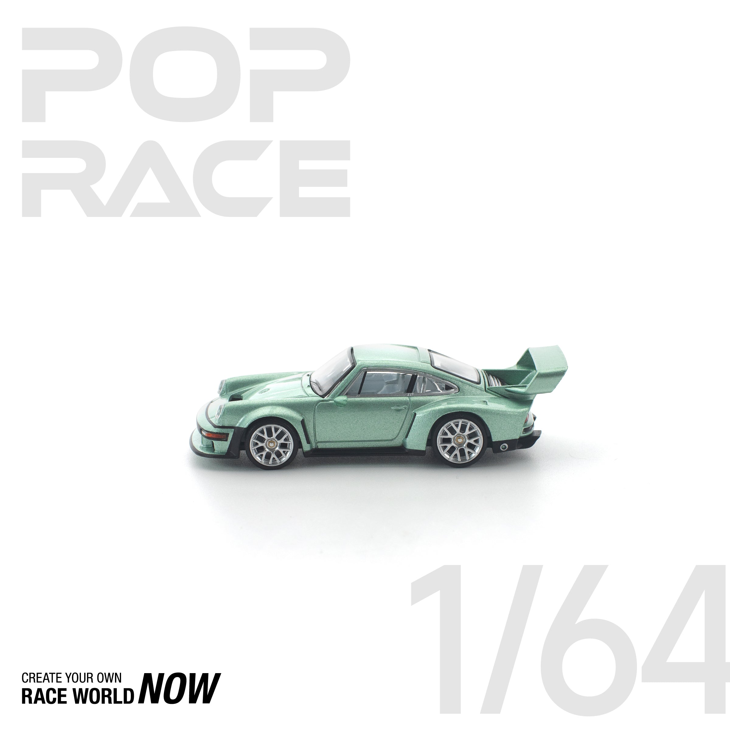 POPRACE 1/64 SINGER DLS TURBO ICE GREEN