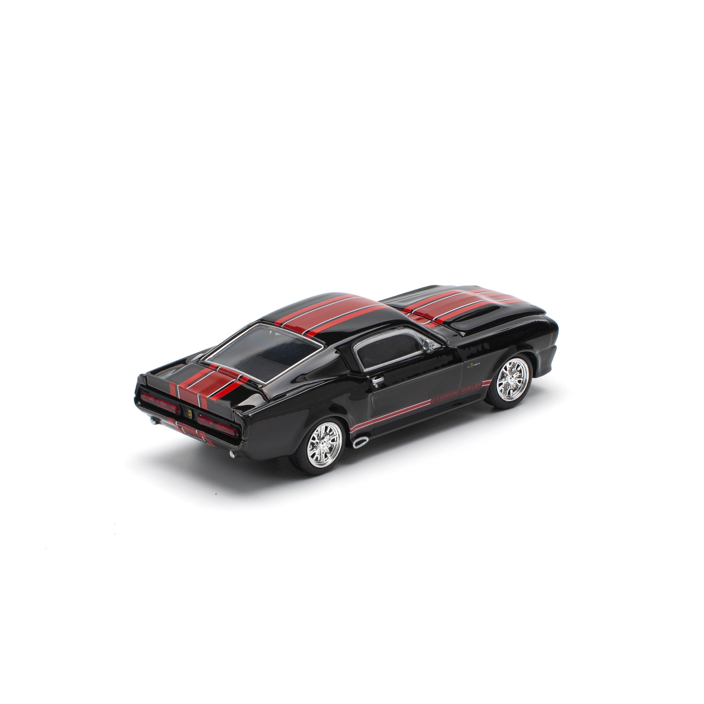 POP RACE 1/64 - SHELBY MUSTANG GT500 DARK CHROME