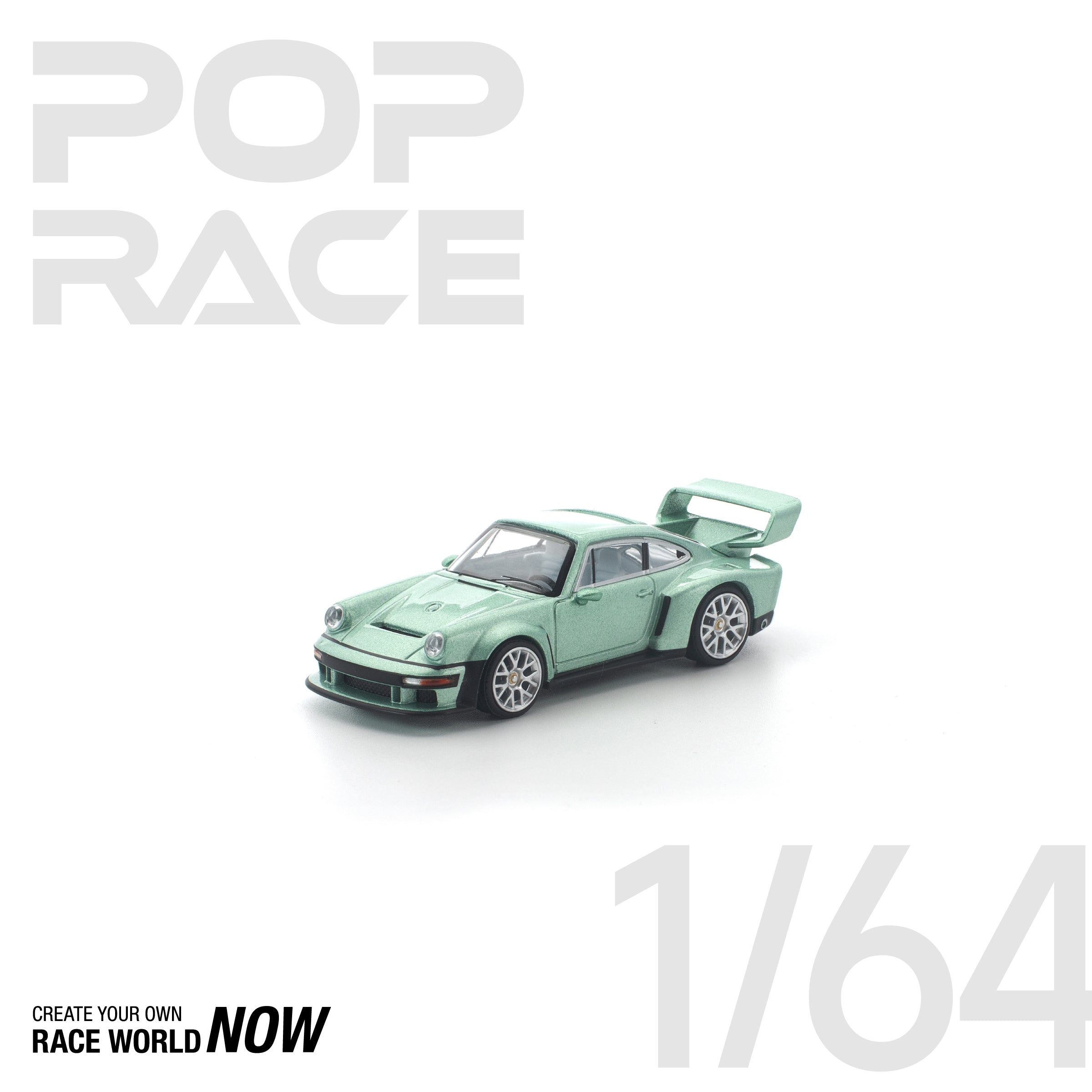 POPRACE 1/64 SINGER DLS TURBO ICE GREEN