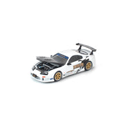 POP RACE 1/64 - TOP SECRET GT300 SUPRA WHITE
