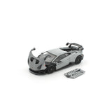 POP RACE 1/64- LAMBORGHINI HURACAN STO GRIGIO ACHESO MATTE