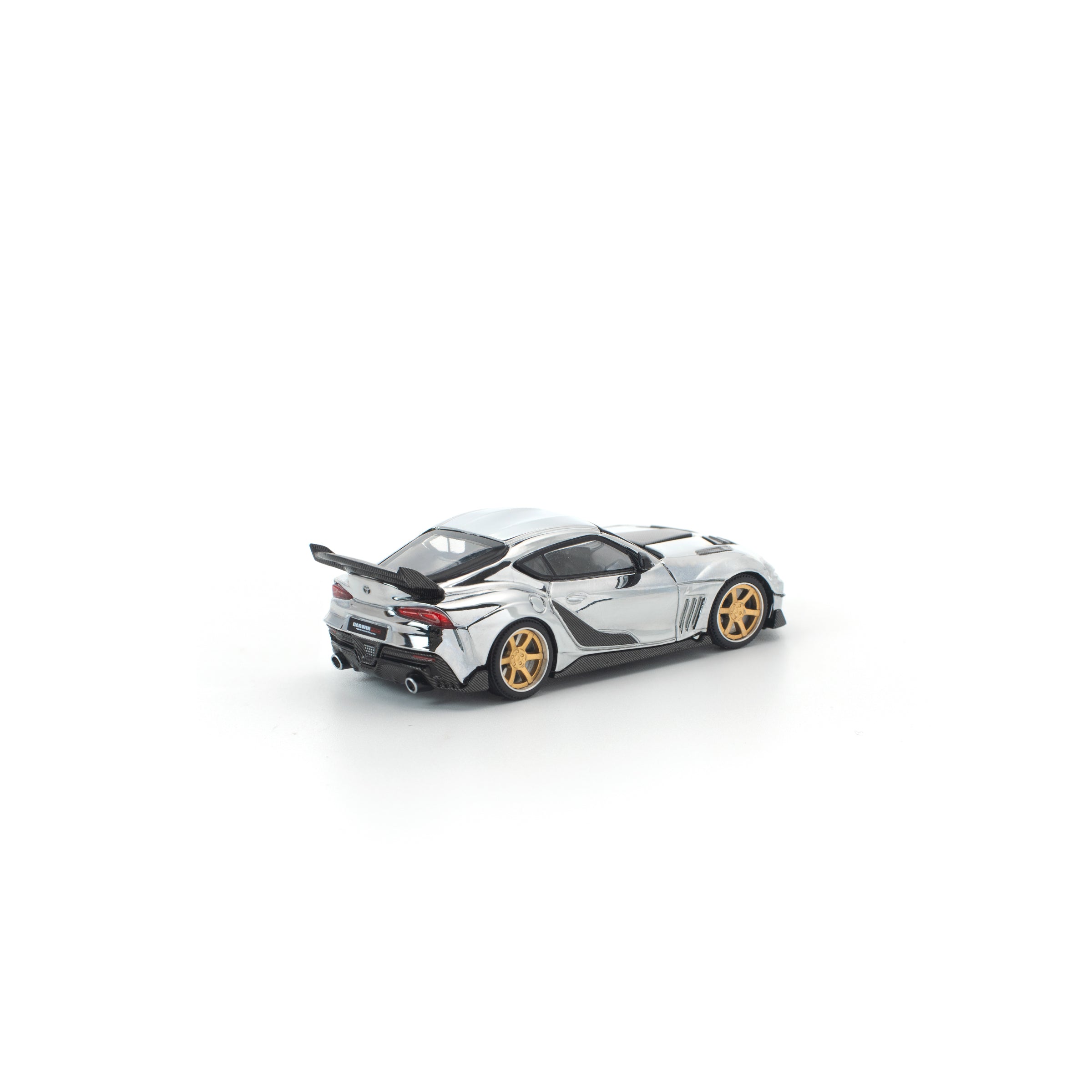 POP RACE 1/64 - DARWIN PRO 66G WBK SUPRA A90 SILVER CHROME - PR640492