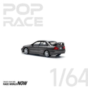 POP RACE 1:64 MITSUBISHI LANCER EVOLUTION IV DARK GREY - PRE ORDER