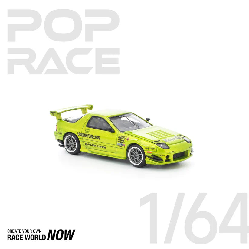 MAZDA RX7 FC3S RE-AMEMIYA LUMINOUS GREEN BY POP RACE - PRE ORDER