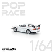 POP RACE 1:64 MAZDA RX7 FC3S RE-AMEMIYA WHITE