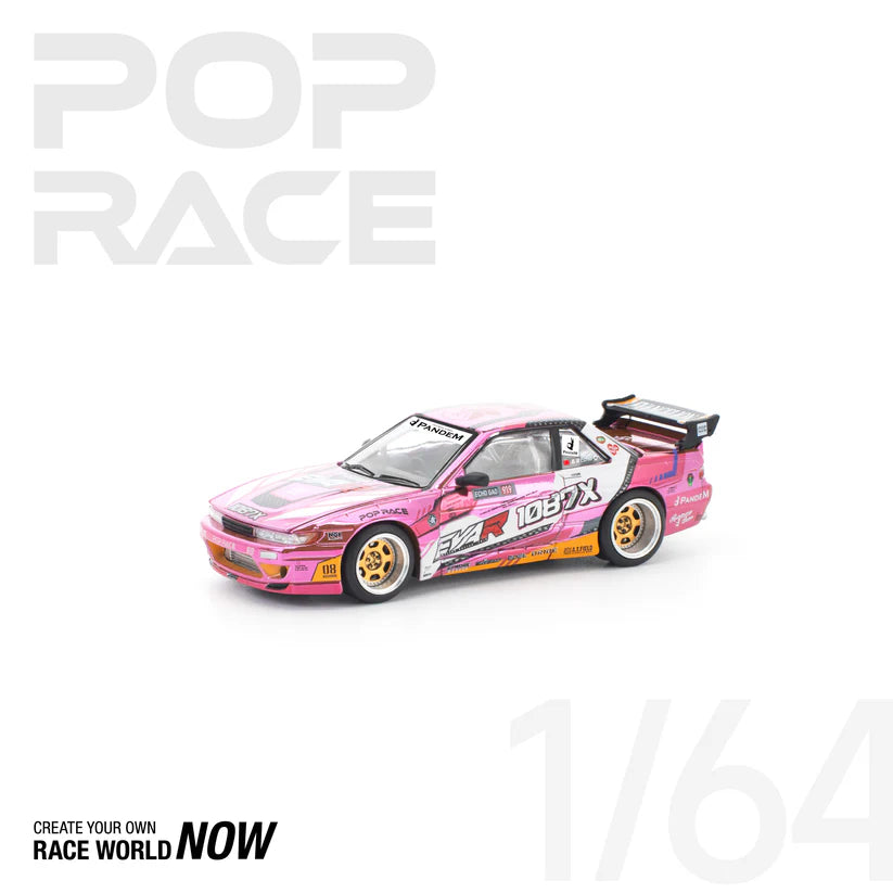 POP RACE 1:64 PANDEM S13 EVA RT PRODUCTION MODEL CUSTOM TYPE-08