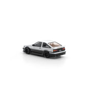 POPRACE 1/64 RWB AE86 WHITE BLACK