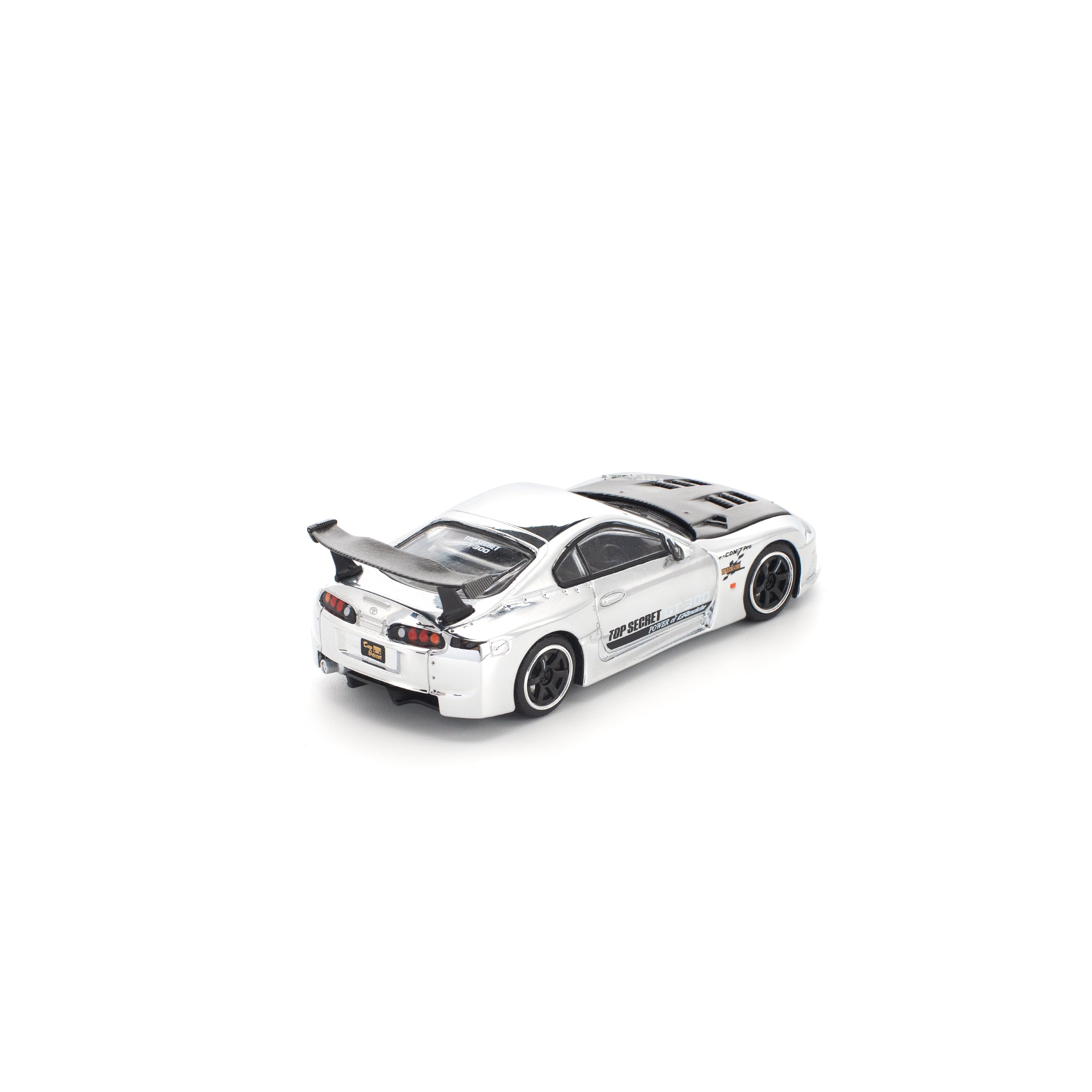 POP RACE - TOP SECRET GT300 SUPRA - SILVER CHROME - PR640325