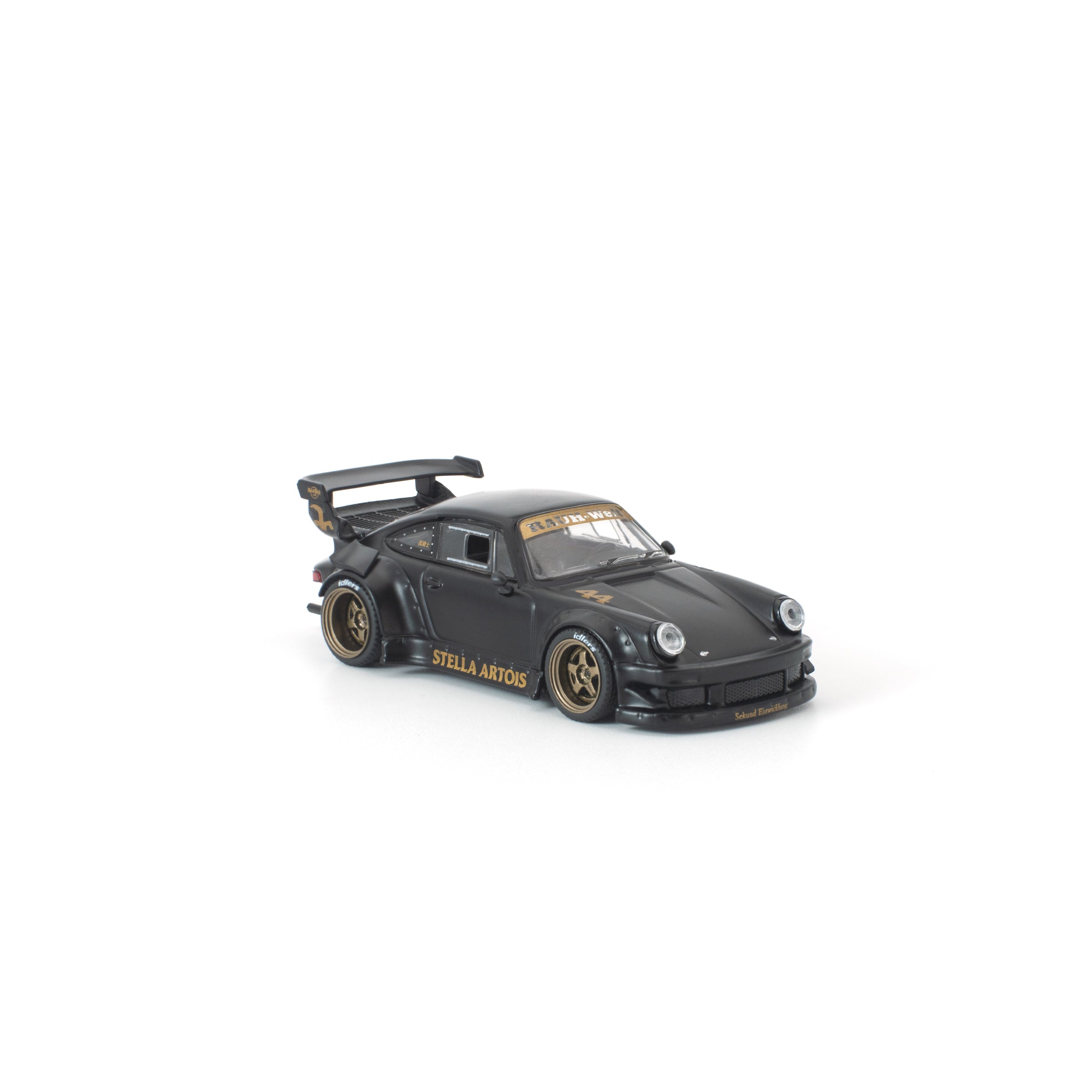POP RACE 1/64 RWB 930 MATTE BLACK "STELLA ARTOIS" NEW TOOLING