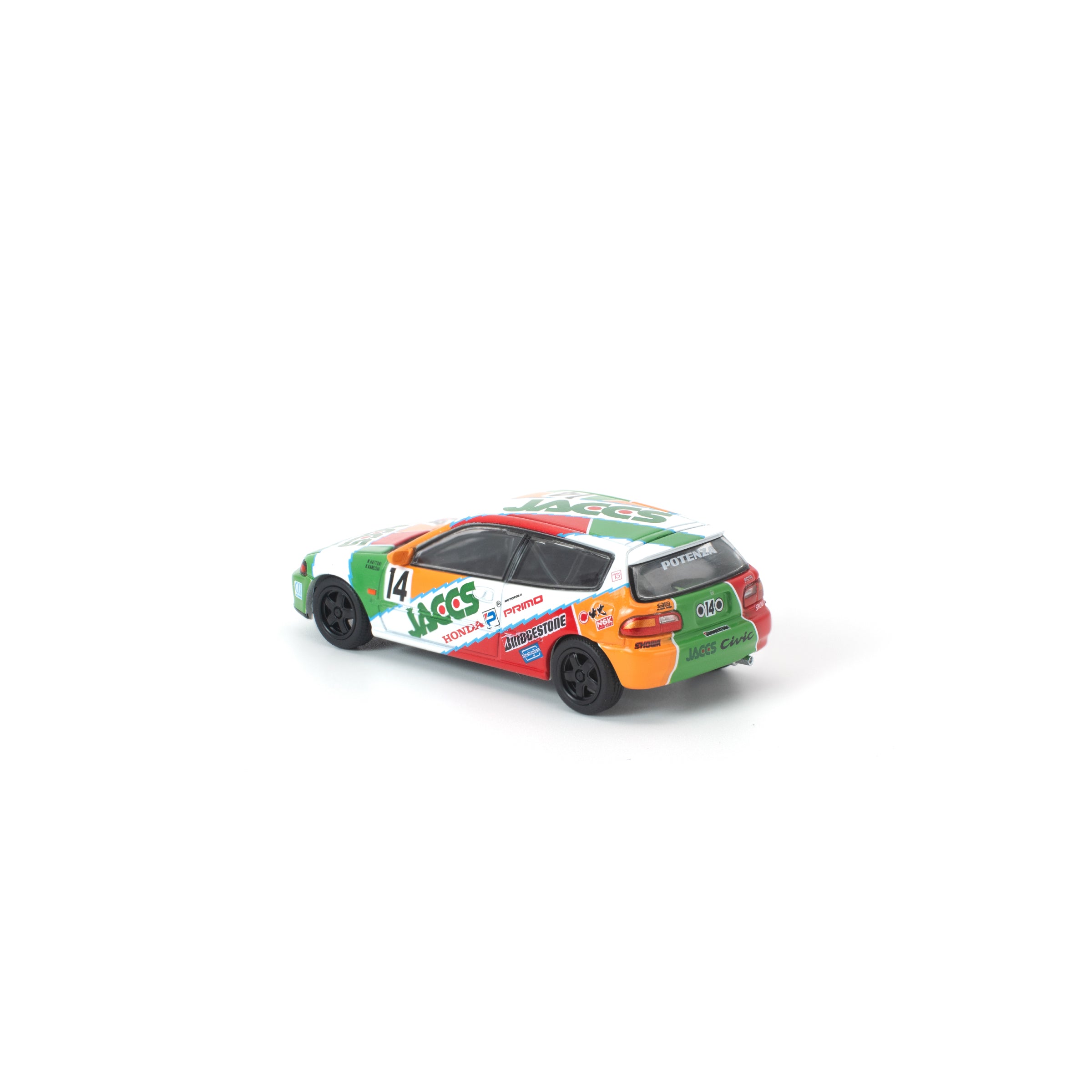 POP RACE 1/64 HONDA CIVIC (EG6) JACCS