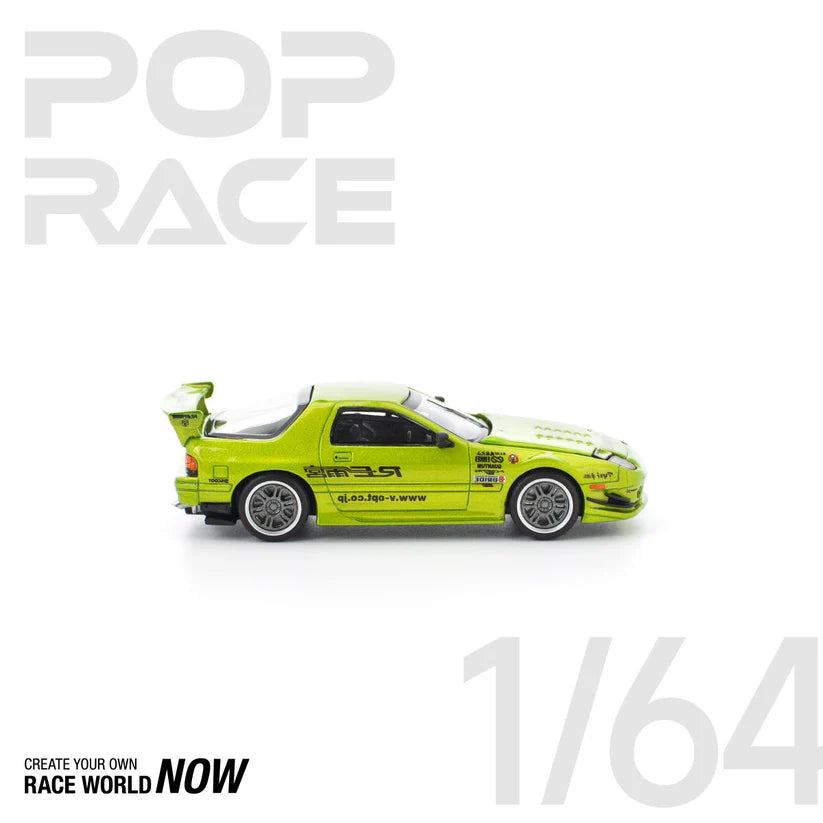 MAZDA RX7 FC3S RE-AMEMIYA LUMINOUS GREEN BY POP RACE - PRE ORDER