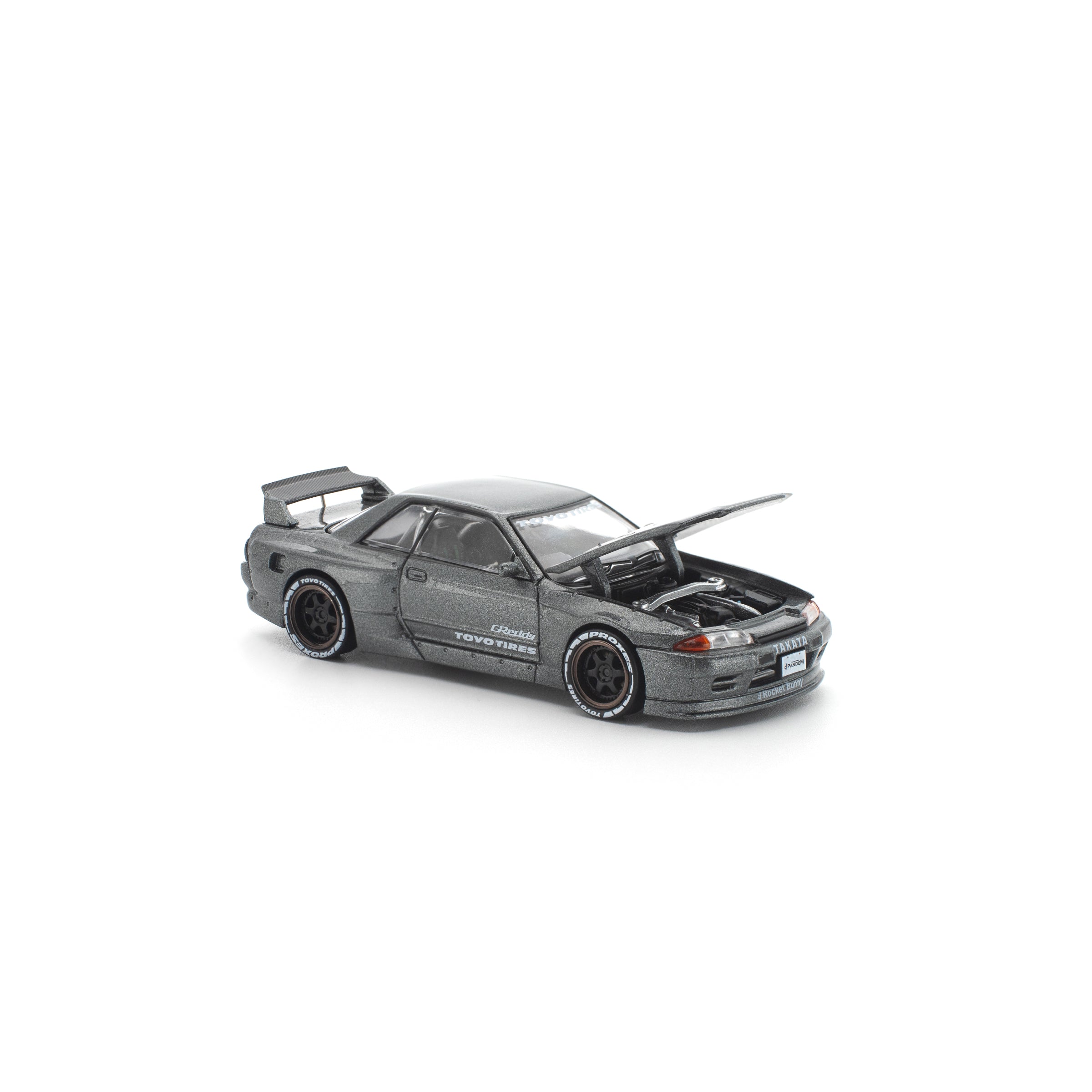 POP RACE 1/64 PANDEM R32 GUN METAL NEW TOOLING