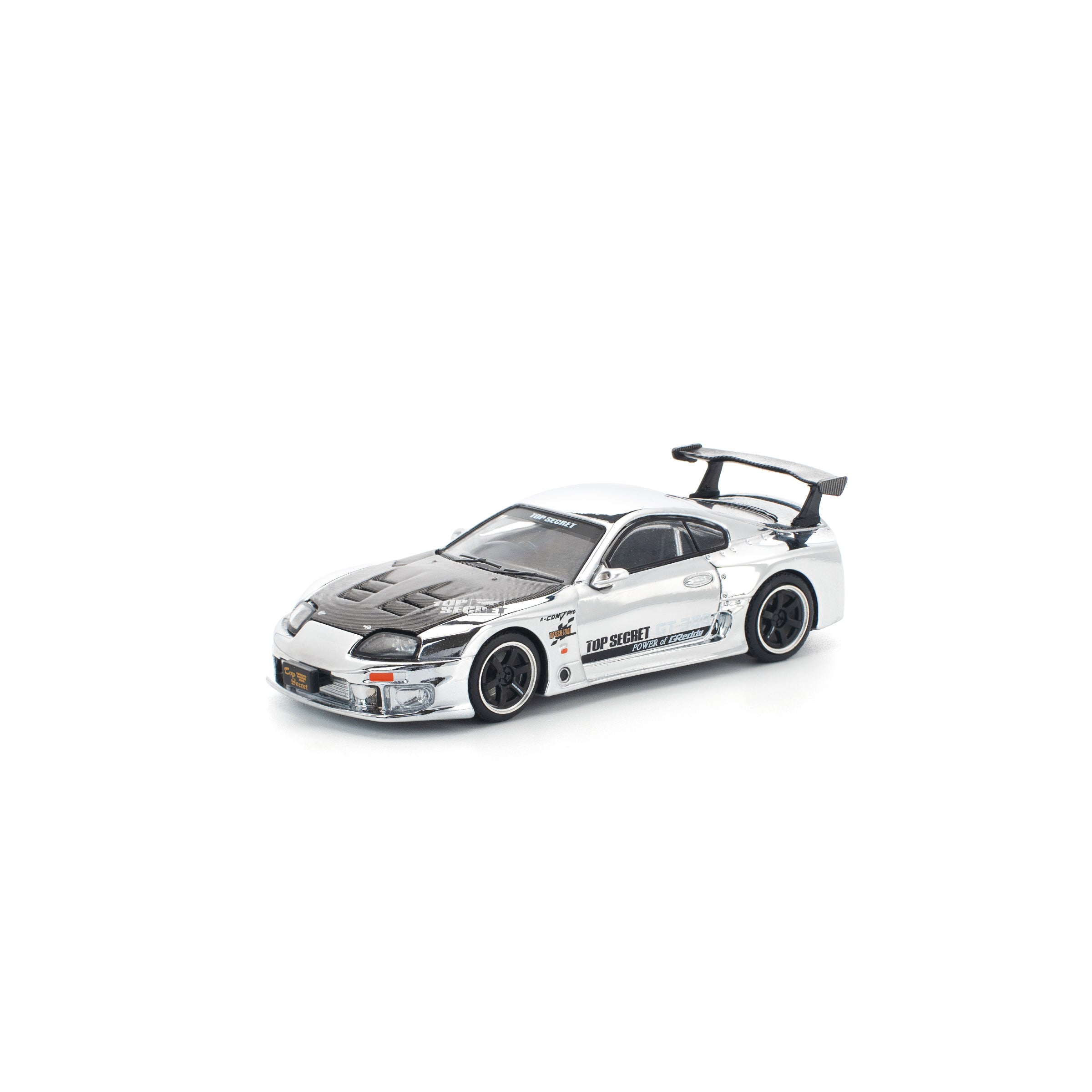 POP RACE - TOP SECRET GT300 SUPRA - SILVER CHROME - PR640325